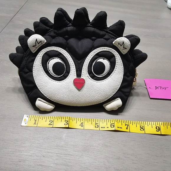 NWT Betsey Johnson Porcupine Cosmetics Bag - Picture 5 of 6